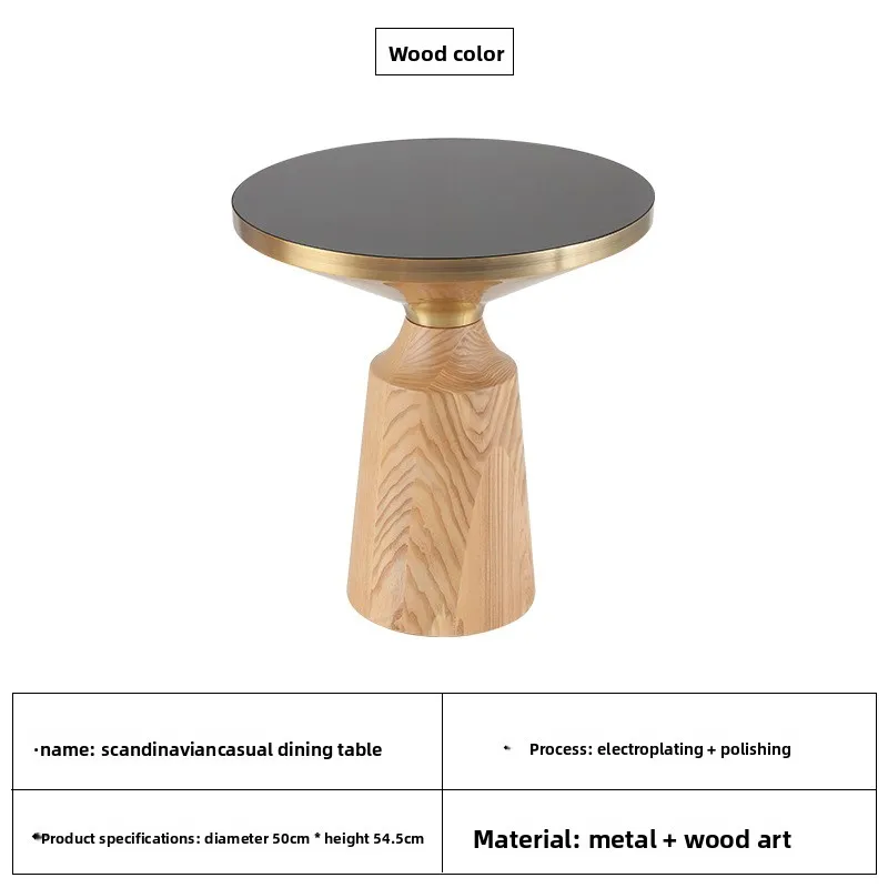 طاولة قهوة من الخشب الصلب، غرفة معيشة بسيطة وحديثة، شقة صغيرة، طاولة قهوة مستديرة