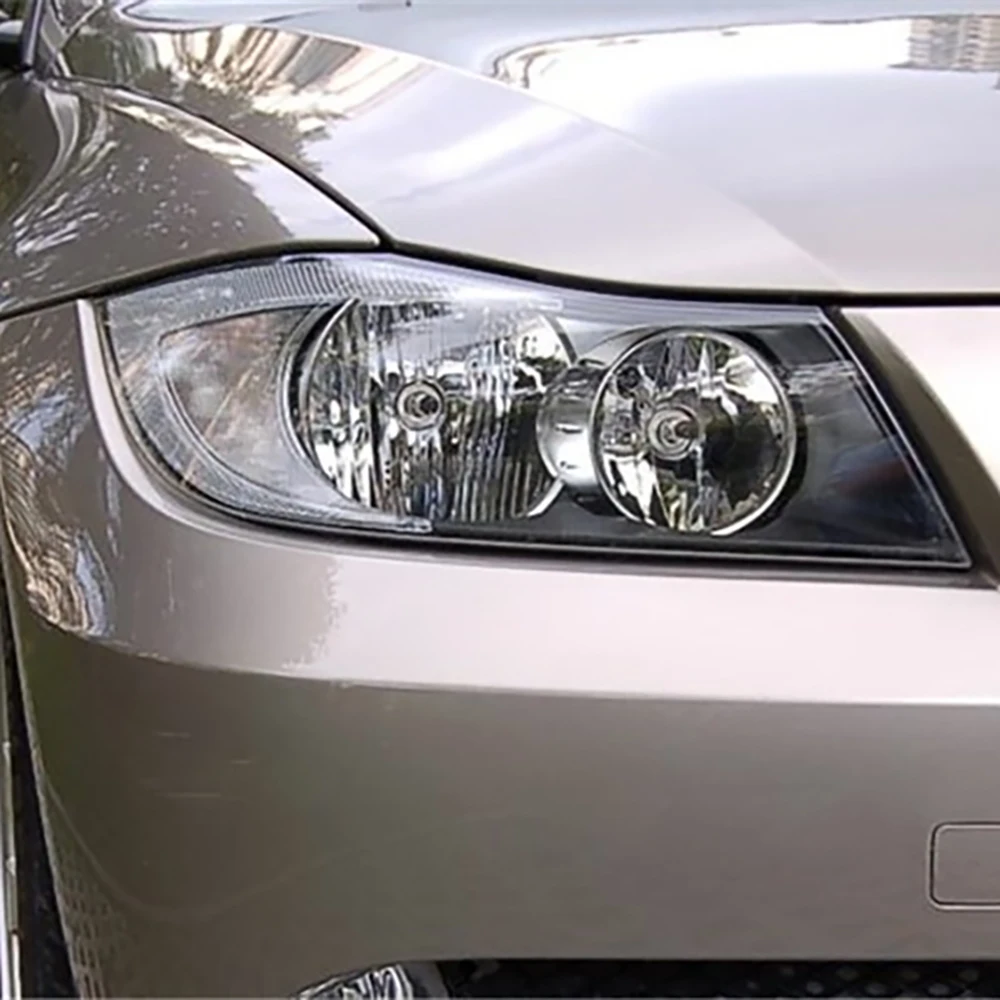 لسيارات BMW 3 Series E90 2004 ~ 2012 غطاء المصباح الهالوجين الظل كشافات قذيفة شفافة عاكس الضوء عدسة قطع غيار السيارات