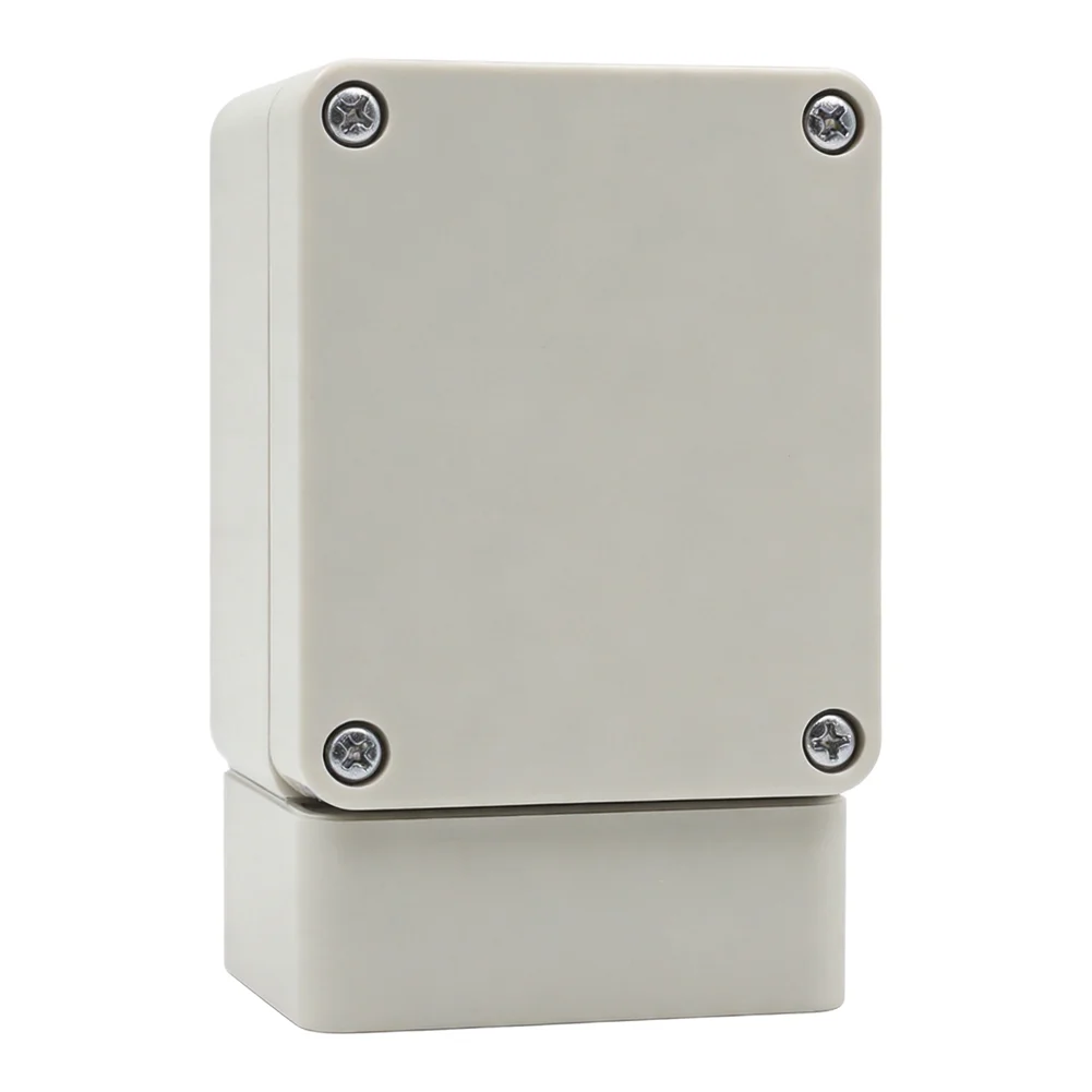 1pcs ABS Junction Box Outdoor Rated IP65 Plastic Enclosure for Secure Cable Entry and Terminal Mounting in Exposed Environments