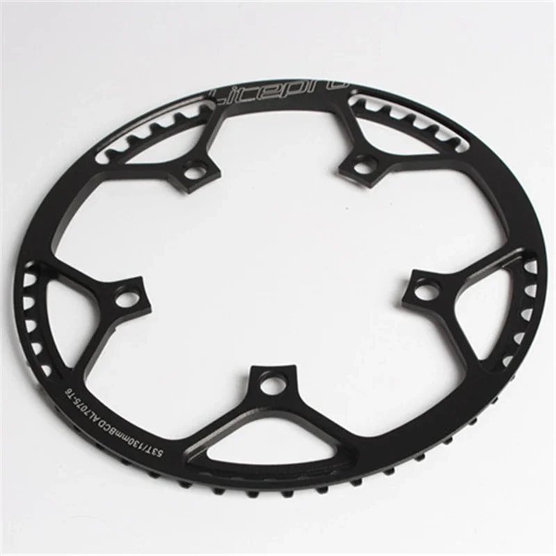 LP Aluminium Alloy 45/47/53/56/58T AL7075 Chainring BCD 130mm Litepro Folding Bike Disc With Guard Bicycle Parts