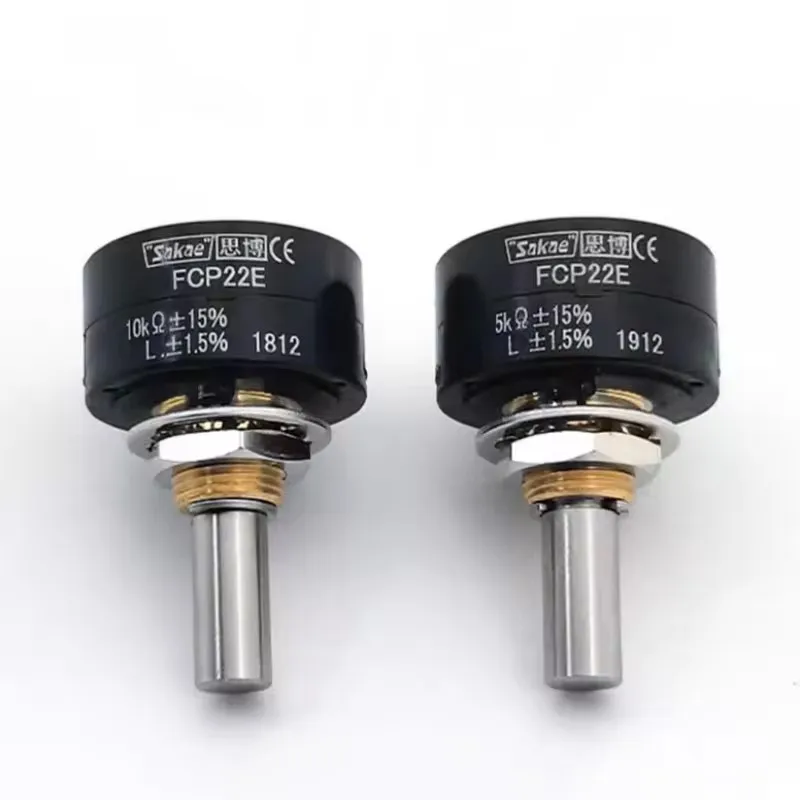 1pcs，FCP22E，L±1.5%，1KΩ 2KΩ 5KΩ 10KΩ，360-degree infinite rotation Conductive plastic potentiometer，