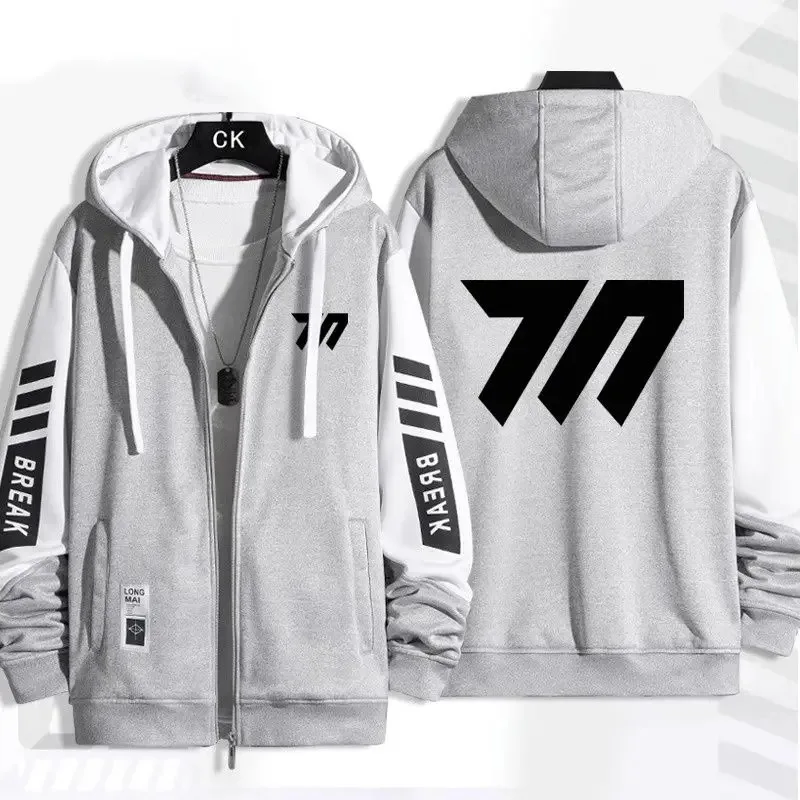 アニメブルーアーカイブ学校ロゴジャケット秋冬アウターファッションフード付きアウタースリムフィットパーカー誕生日プレゼント男の子女の子