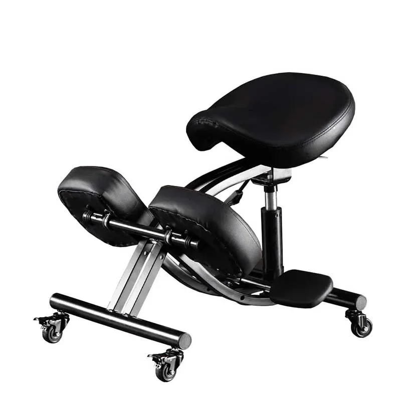 

Adjustable Ergonomic Saddle Chair, Dual Cushion, Anti Hunchback, Upright Adult, Correction