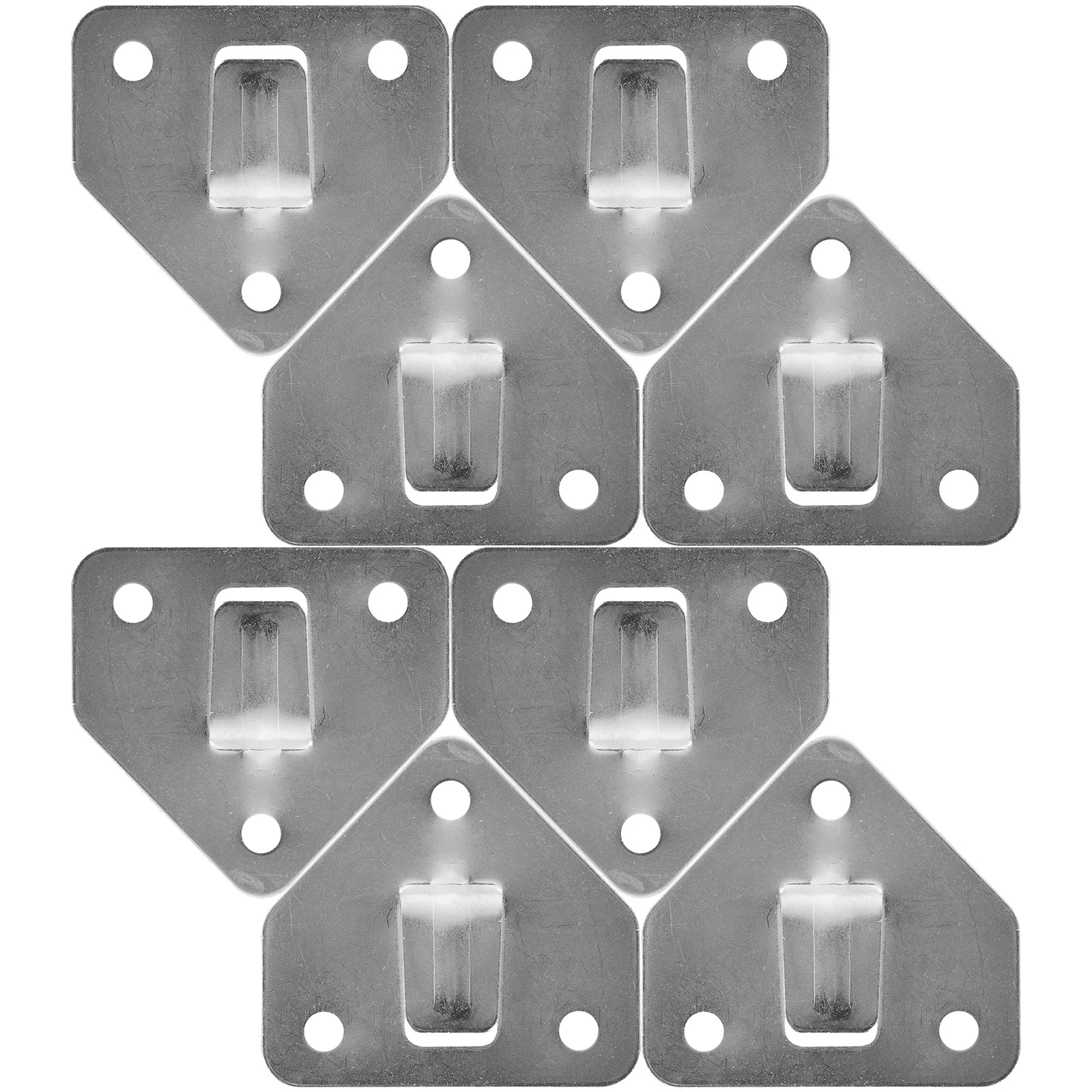 

8 Pcs Hooks Fire Extinguisher Bracket Ladder Stand Holder for Metal Iron Picture Hanging