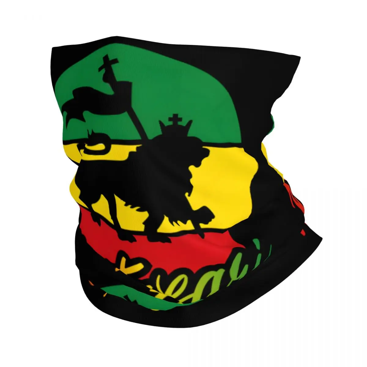 Rastafari Rasta Lion Of Judah 1 Headband Neck Warmer Men Ski Running Tube Scarf Medical Nurse Face Bandana Gaiter