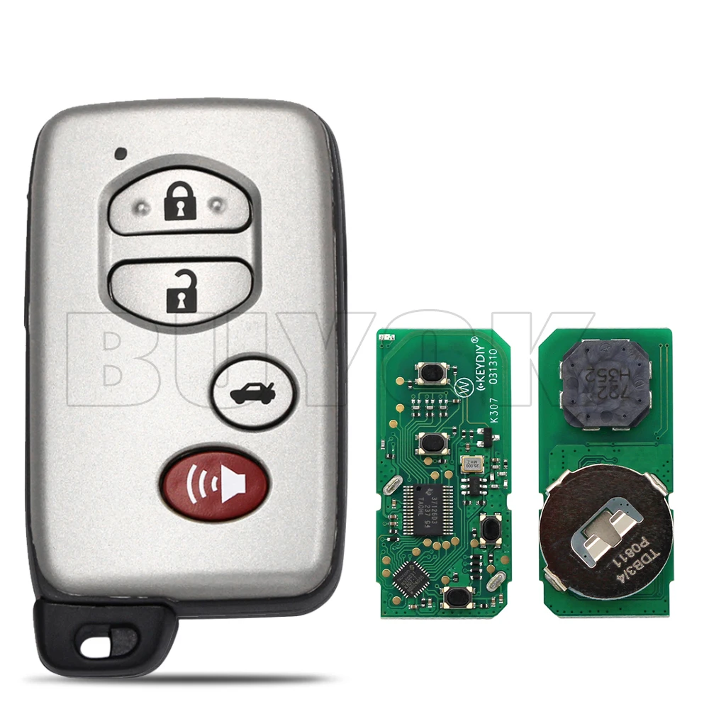 KEYDIY KD 4D مفتاح ذكي TDB01 TDB03 TDB04 TDB05 TDB07 TDB36 TDB42 لتويوتا 0140 0500 0030 0780 0111 F433 A433 5290 7890 3370
