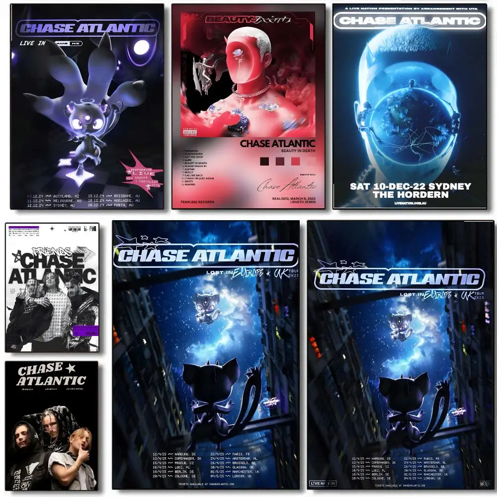Music Band C-Chase Atlantics Poster HD Waterproof Aesthetic Wall For Home Decor Trendy Durable Easy To Apply Art