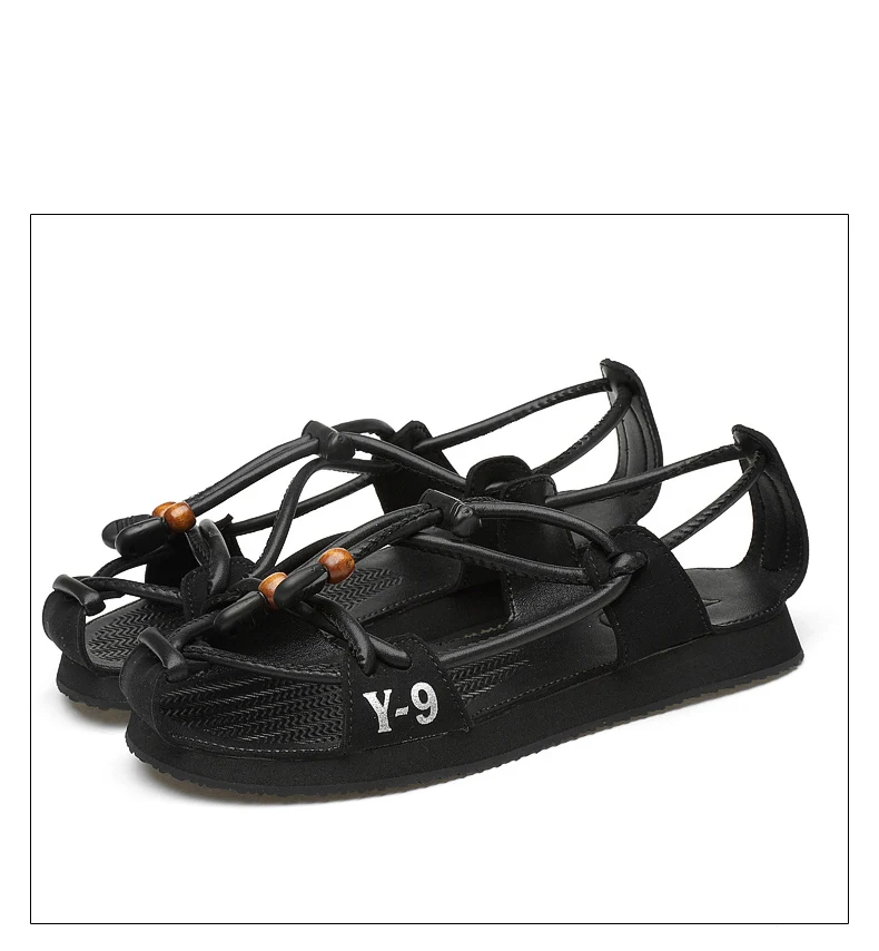 Summer Men Sandals New High Quality Leather Mens Casual Shoes Outdoor Men Leather Sandals for Men Beach Shoes Roman Men's Shoes