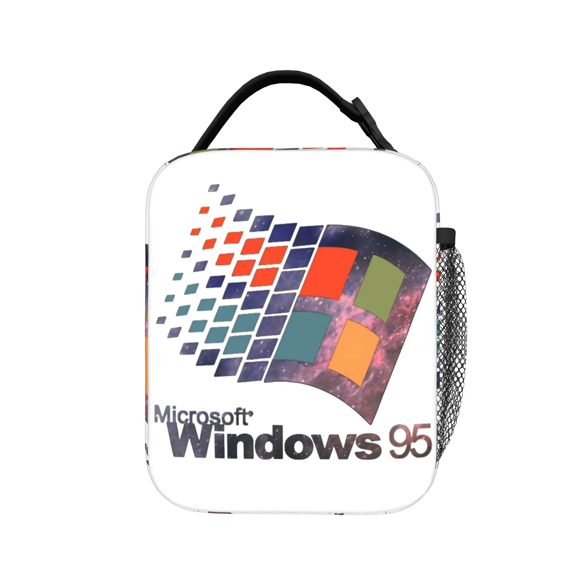 Windows 95 Galaxy Insulated Lunch Bag Cooler Bag Meal Container  Leakproof Tote Lunch Box Food Storage Bags Work