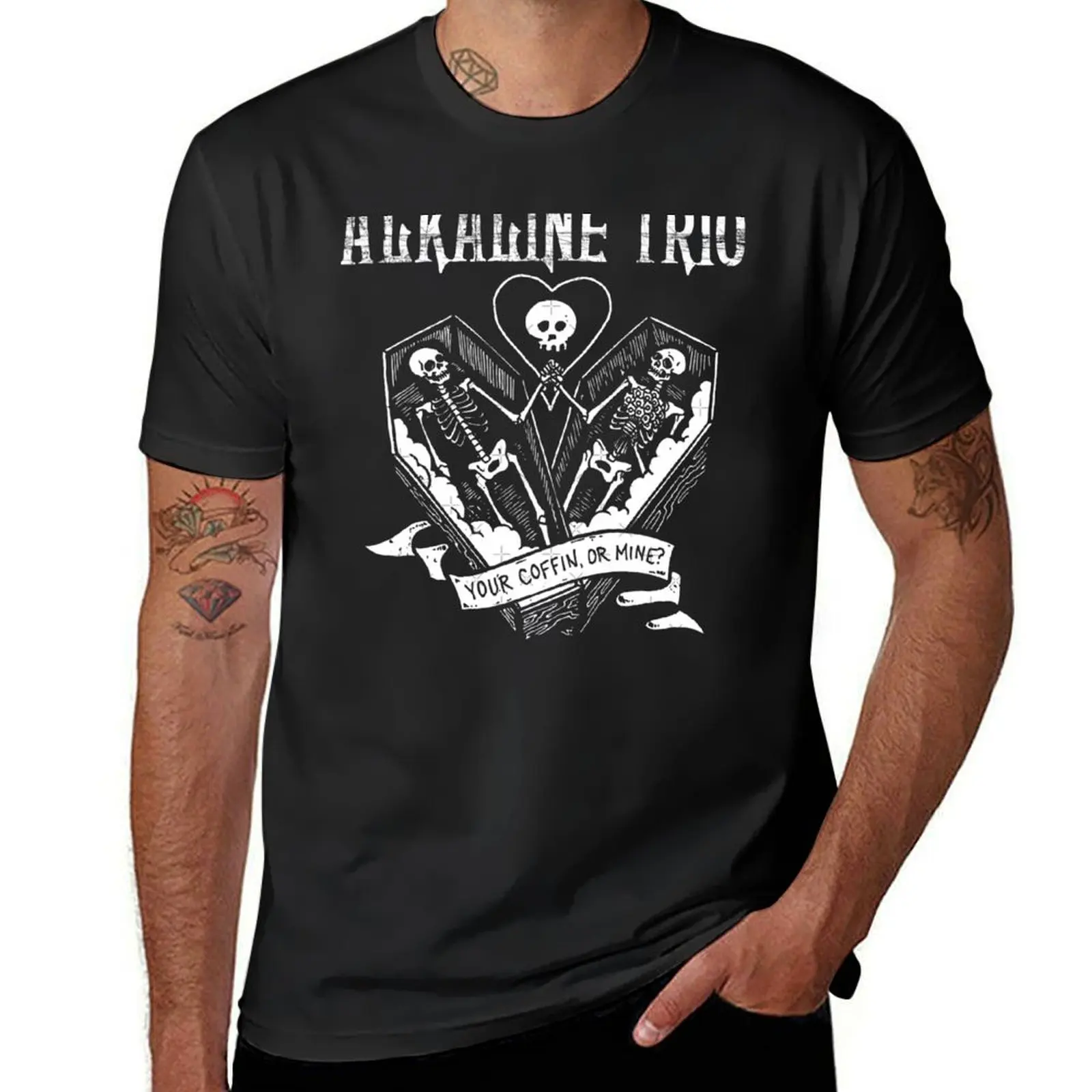 

Alkaline Trio Your Coffin Or Mine T-Shirt aesthetic clothes plus sizes heavyweights mens cotton t shirts