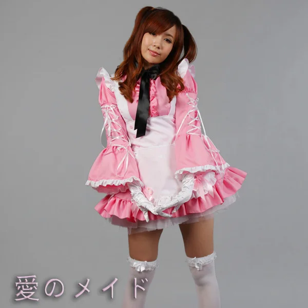 Cosplay Angel Love Princess Laurie Maid Costume Super Cute Pink Maid Costume Animation Costume