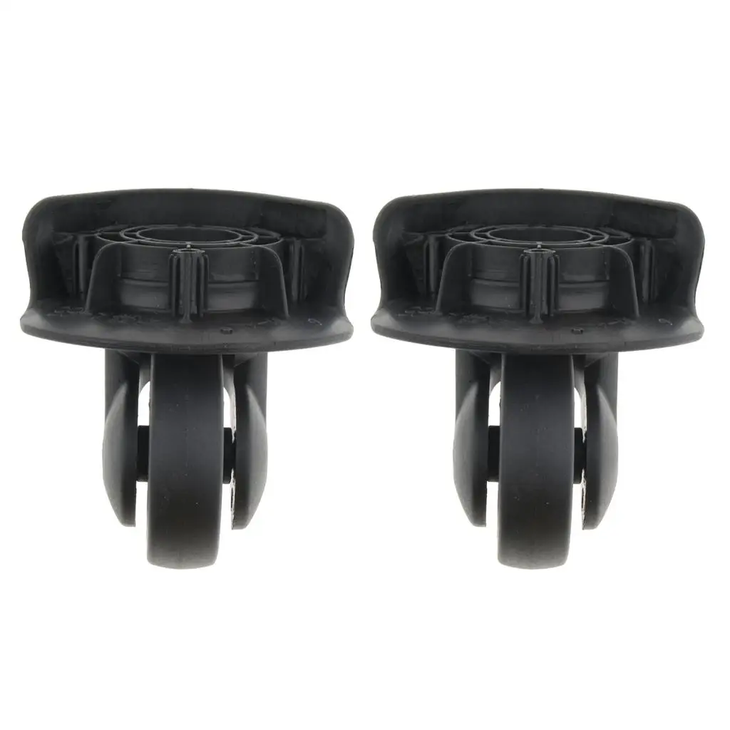 2 Pieces Luggage Damping Wheel Universal 360 Degree Swivel Castors 65 Size S.