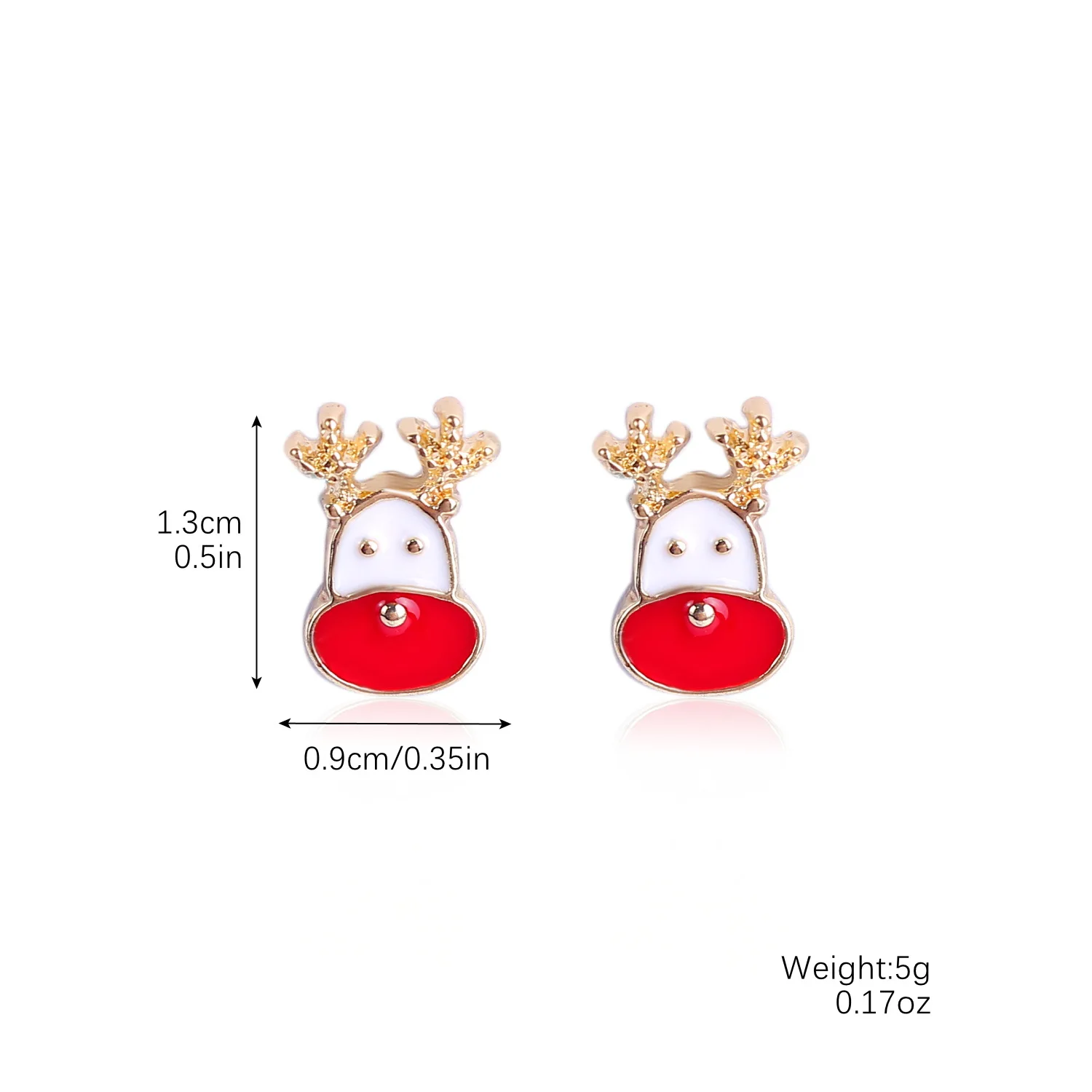 Christmas Earrings in Snowflake Bells Trees Fashion Jewelry Cosplay Costume Props Accessories for Kids Party Masquerade Ball