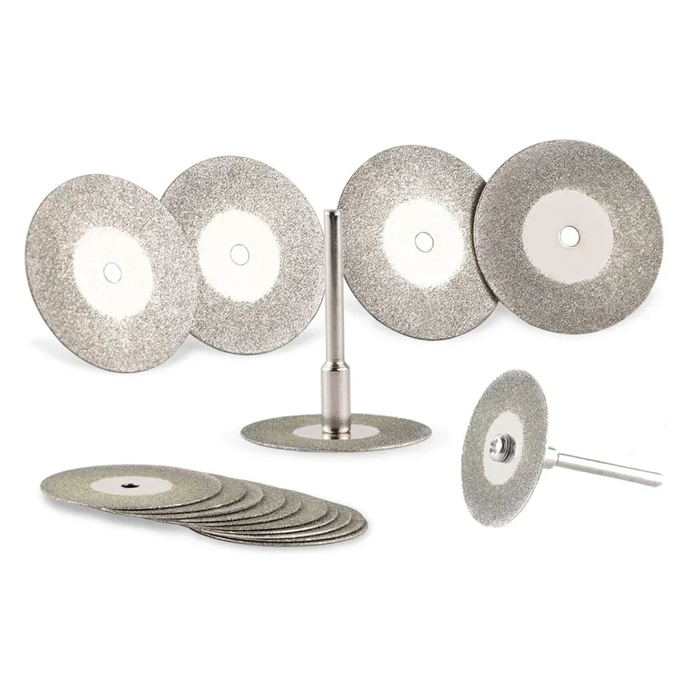 

22mm Diamond Cutting Disc 3mm Grinding Wheel Mandrel for Metal Cutting Rotary Tool Electric Grinder Parts