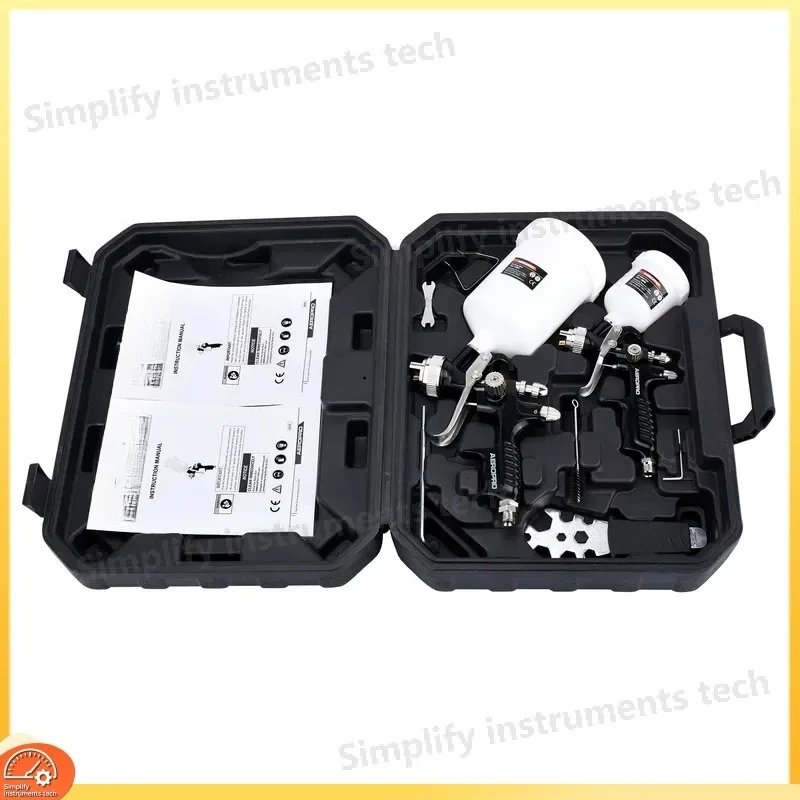 Professional  Spray Gun Mini Airbrush Paint Sprayer Kit for Car Painting Detailing Touch Up Automotive Tool Set High