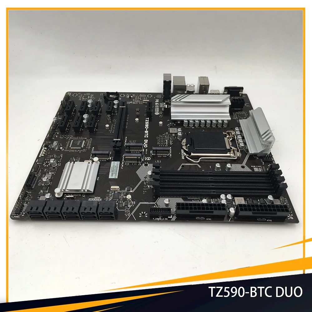 TZ590-BTC DUO For Biostar Motherboard Z590 LGA1200 6Gb/s Support 10th/11th CPU Micro ATX DDR4 PCIe 3.0 128GB