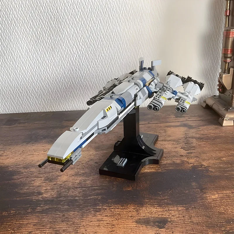 جديد MOC SR-2 نورماندي ميدي مقياس اللبنات مجموعة لتقوم بها بنفسك الطوب الجمعية كتلة سفينة الفضاء لعبة مجسمة الهدايا