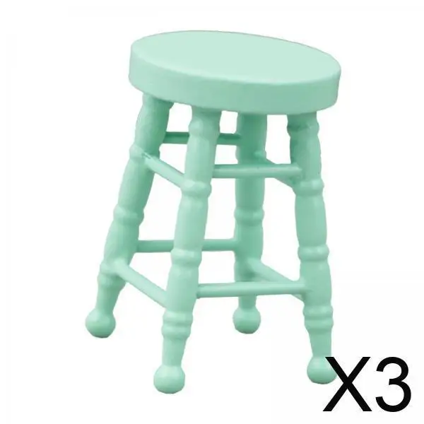 

3x1/12 масштабная модель барного стула, мини-стойка, высота, бар, сделай сам, Accs, миниатюрная мебель, комната для подарка, ролевые игры, пейзажные украшения