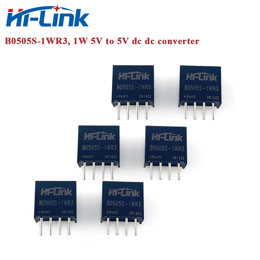 DC電力変換モジュール,15個,B0505S-1WR3 5v 200ma 1w,HLK-1D0505A
