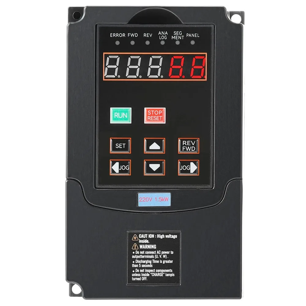 A2-8015 2HP 1.5KW VFD Variable Frequency Drive 220V 1 Or 3 Phase Convert 0-400Hz Frequency Inverter For CNC Routers,compressors