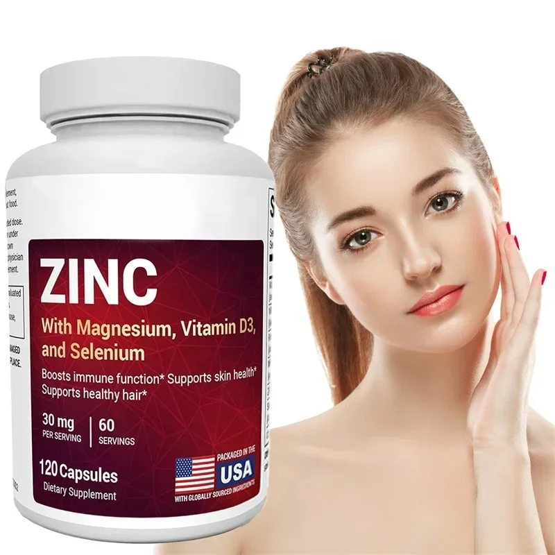 

Цинк с магнием, витамином D3, селеном - повышают иммунитет, улучшают здоровье кожи, волос и ногтей.