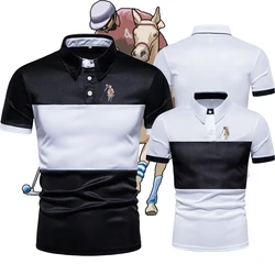 HDDHDHH Brand Top Polo per uomo stampa Golf Logo Tees nuovi vestiti Casual da lavoro estivi