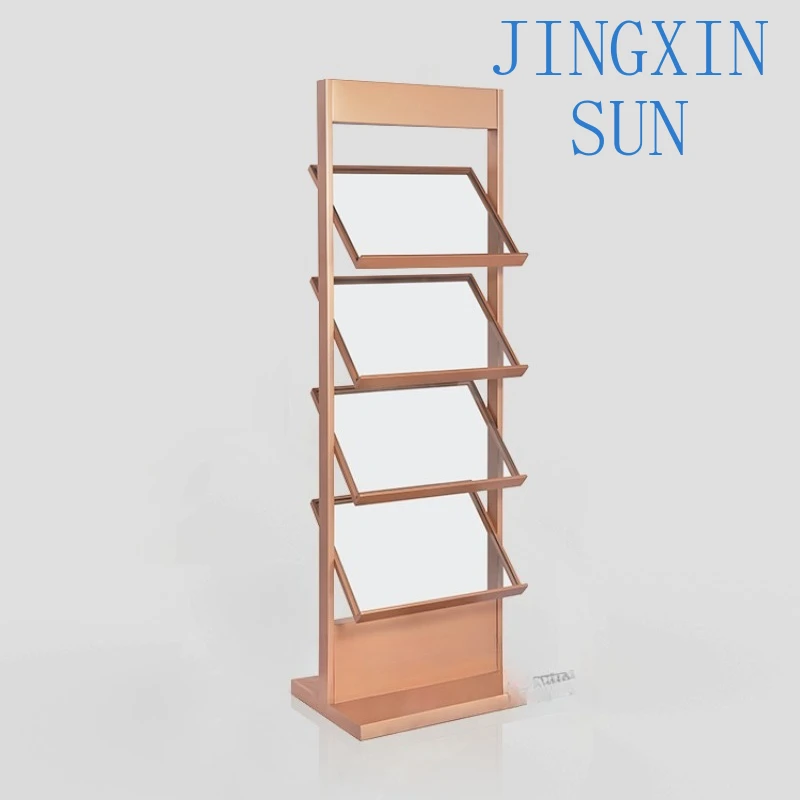 Real estate folding rack, single-page data , newspaper rack in the sales office, apartment plan flyer page