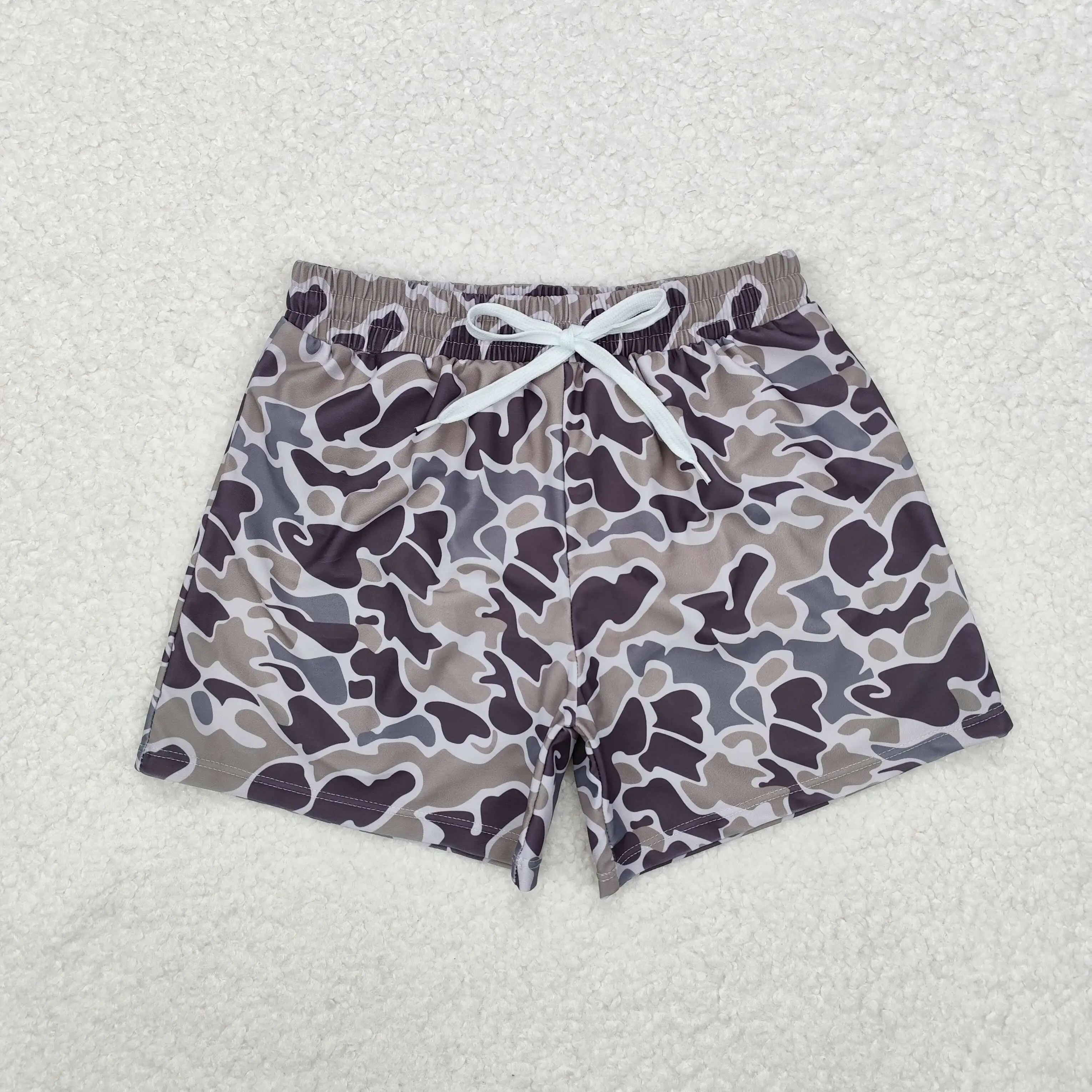 Wholesale Baby Boy Swimming Trunks Beachwear Children Toddler Camo Shorts Kid Swimsuit Children Summer Blue Swimwear Clothing