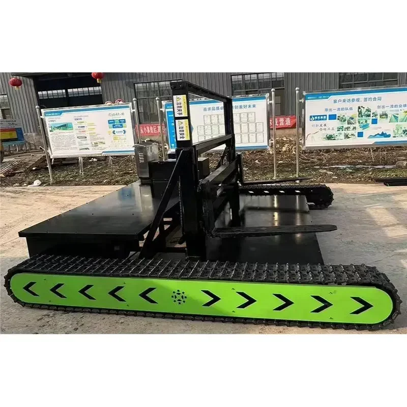 High-quality remote control multi-function electric track handling stacker 3T AC crawler forklift