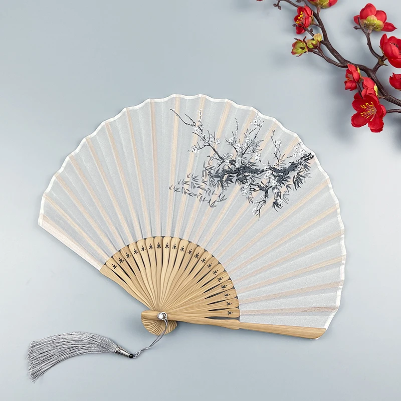 Creative Shell Folding Fan Women's Summer Portable Portable Fan Personalized Wedding Gift Hand Fan with Dance Dress Decoration