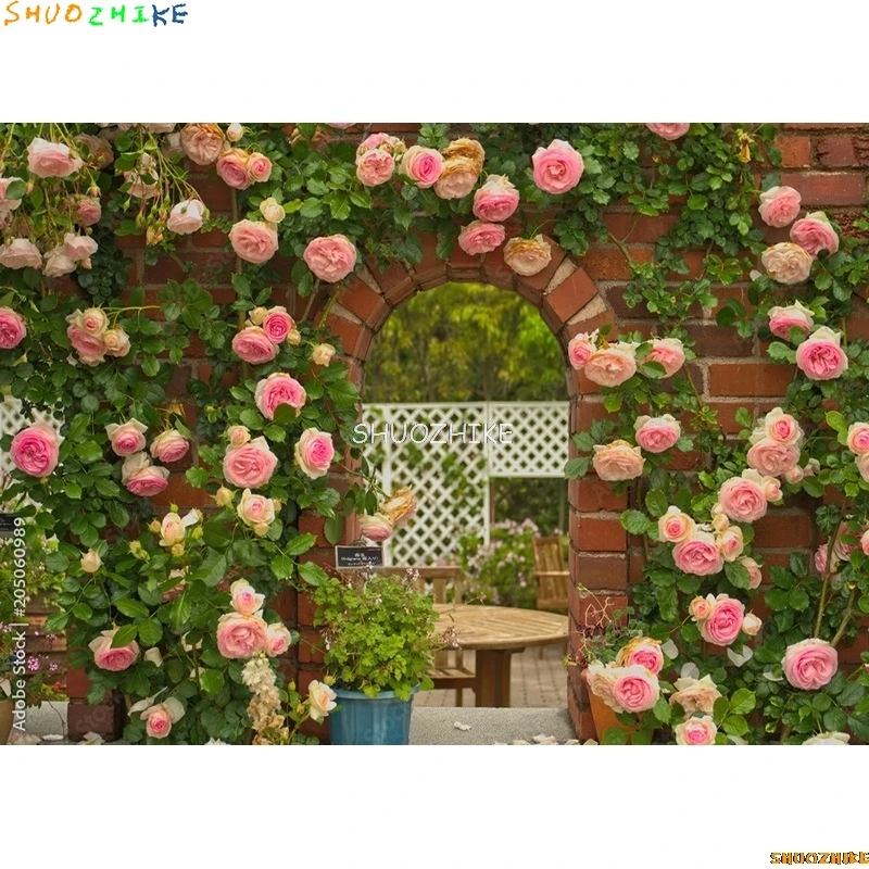 SHUOZHIKE тонкая ткань День святого Валентина фон для фотосъемки реквизит любовь сердце роза стена фотостудия фон QRJJ-03