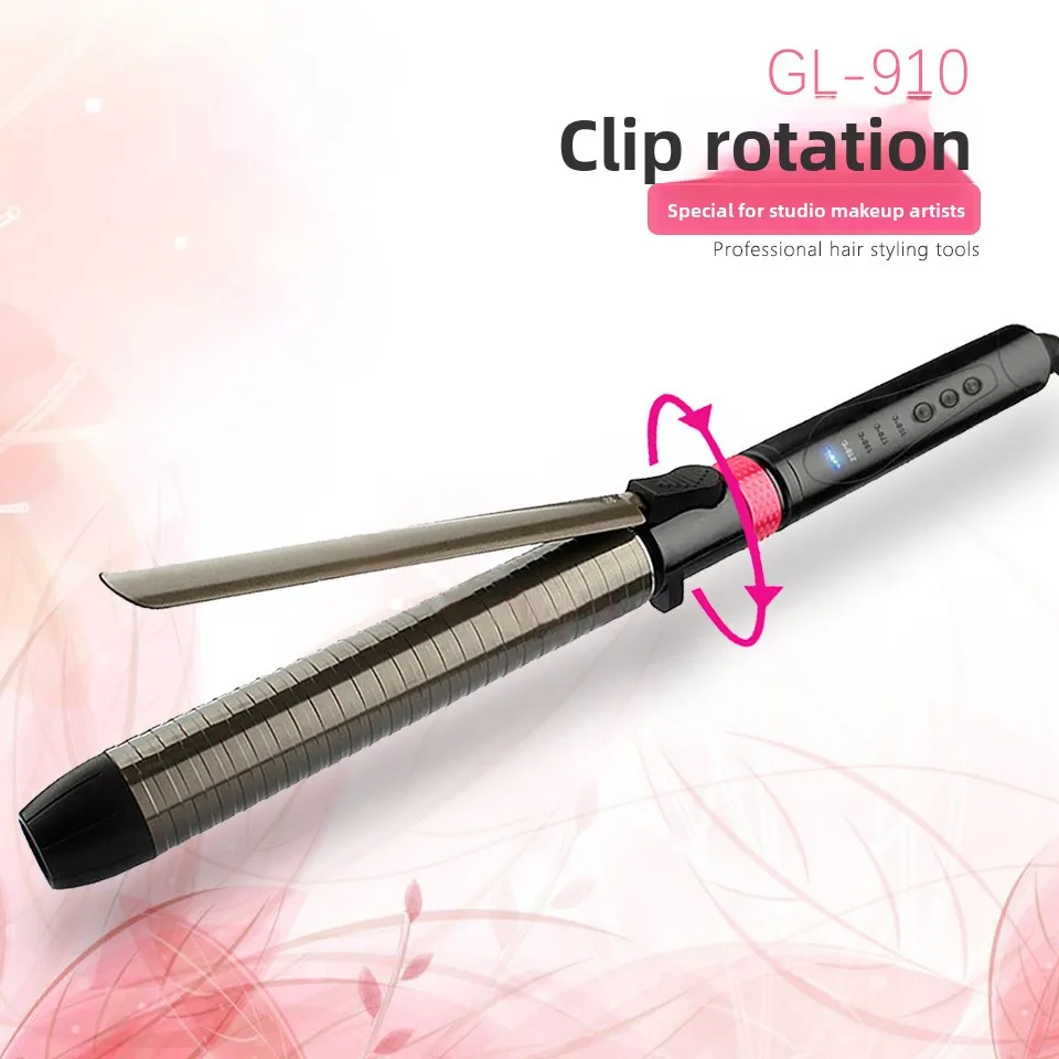 

Новые щипцы для завивки волос 9 мм, зажим для коротких волос, вращающийся на 360 градусов щипцы для завивки волос