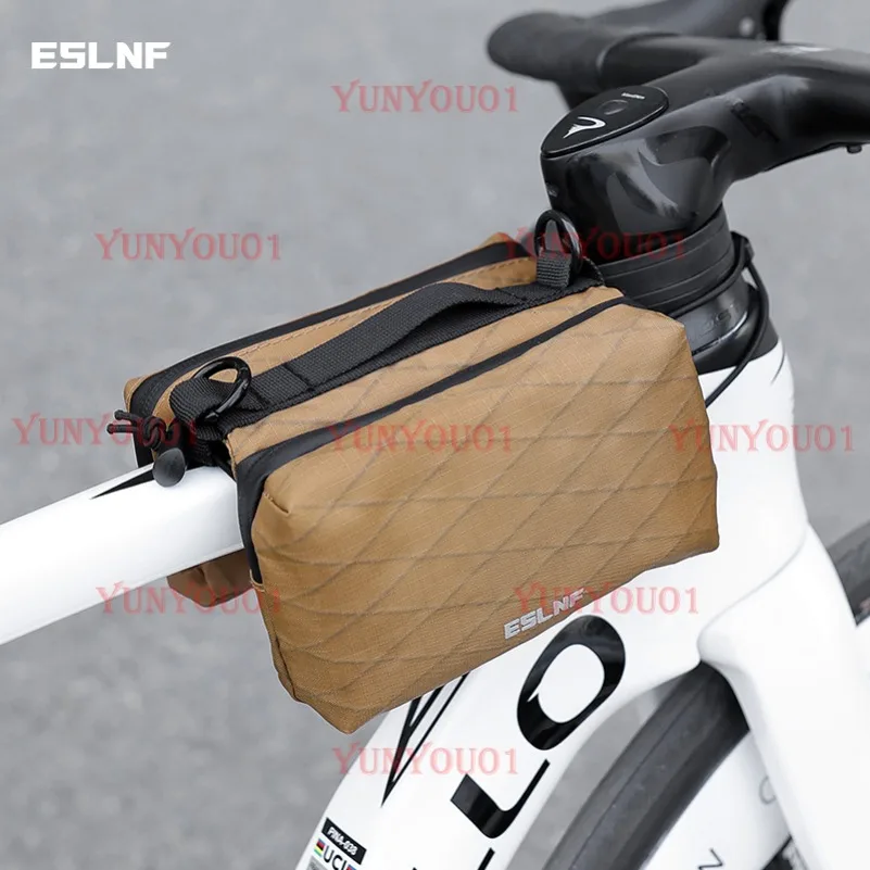 Bicycle Front Beam Bag Tube Bag Mountain Bike Saddle Bag Portable Backpack Riding Equipment