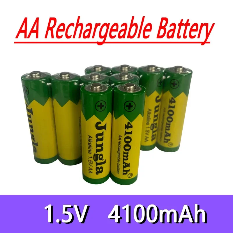 AA rechargeable battery 4100mah 1.5V New Alkaline Rechargeable batery for led light toy mp3 etc.