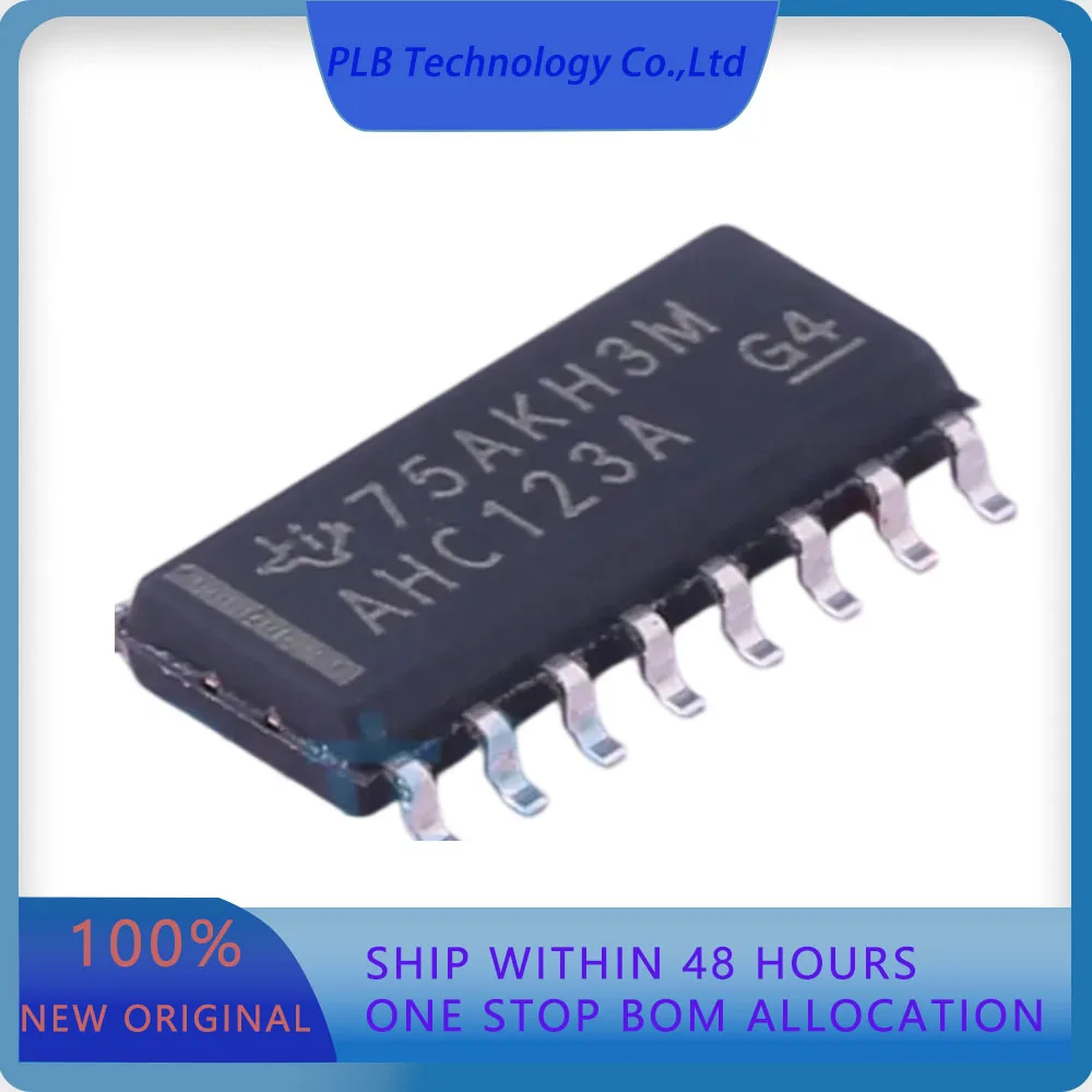 20PCS/LOT SN74AHC123ADR SN74AHC123  7.5ns Schmitt Trigger 2V~5.5V SOIC-16 Monostable Multivibrators Original Stock