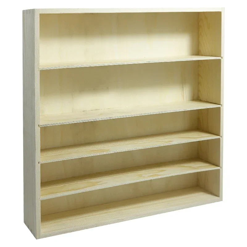 Border Model BD0008 Storage Rack for Tamiya Paints Wooden Model Tools Storage Box Pigment Shelf for Model Building Tools