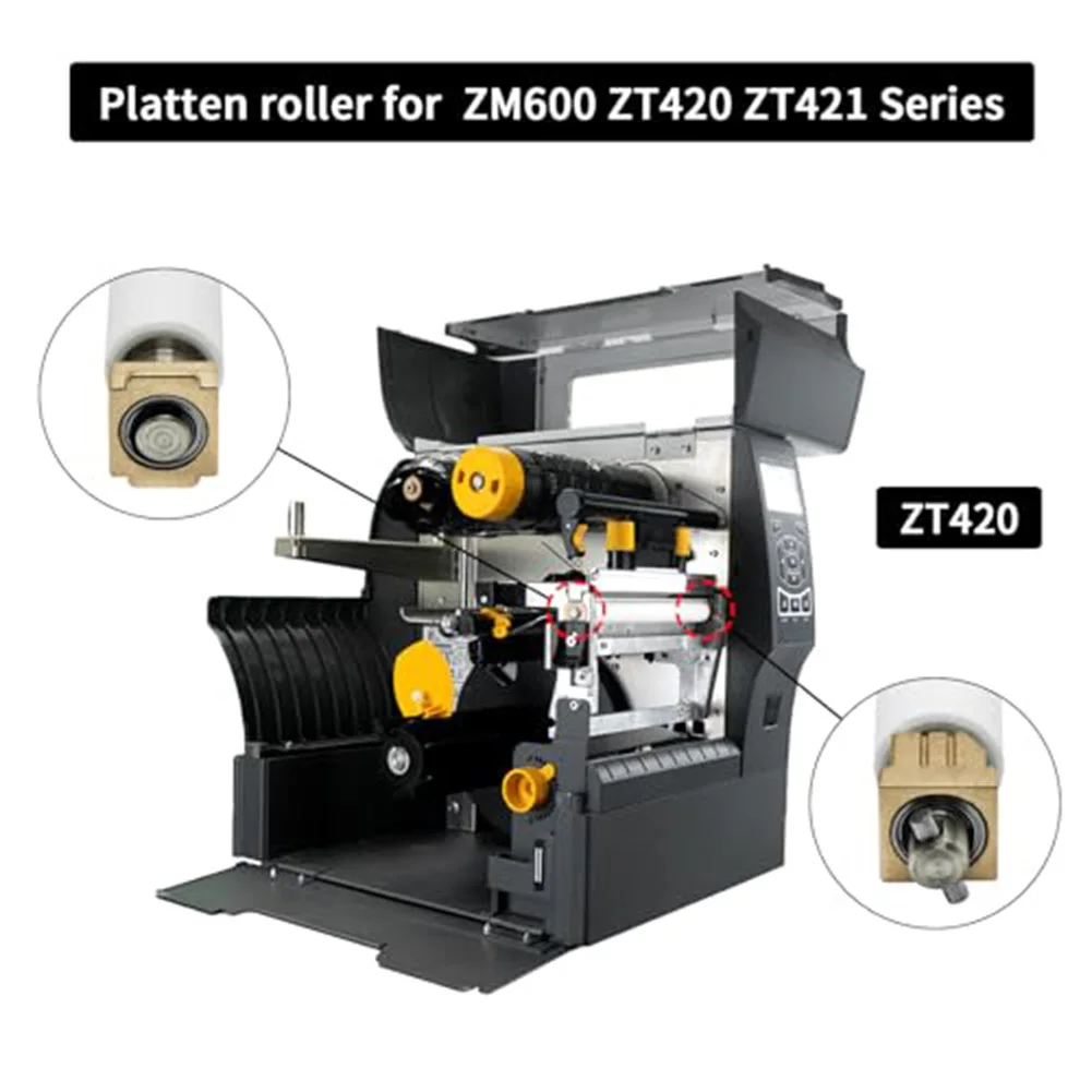 Nuevo Kit de rodillo de plato 79816M para impresora térmica de etiquetas de código de barras Zebra ZM600 ZT420 para impresora de etiquetas Intermec PM43 ﻿