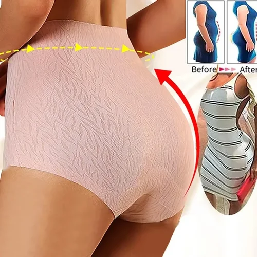 Imagen 1 del producto 2025 Shapewear bragas delgadas de algodón de cintura alta agregar el cuerpo Sexy señoras lencería transpirable para mujeres Lenceria Para Damas