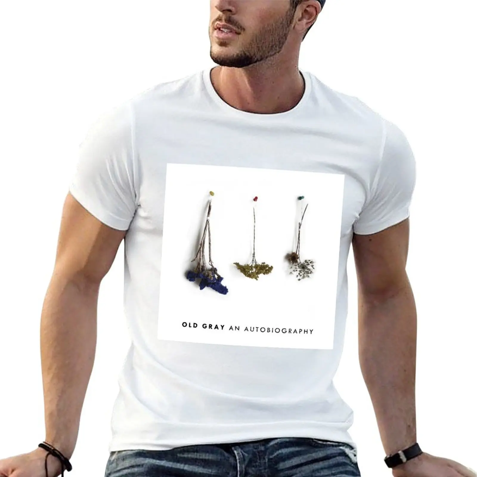 Old Gray - T-shirt autobiographique, coupe confortable, grande taille