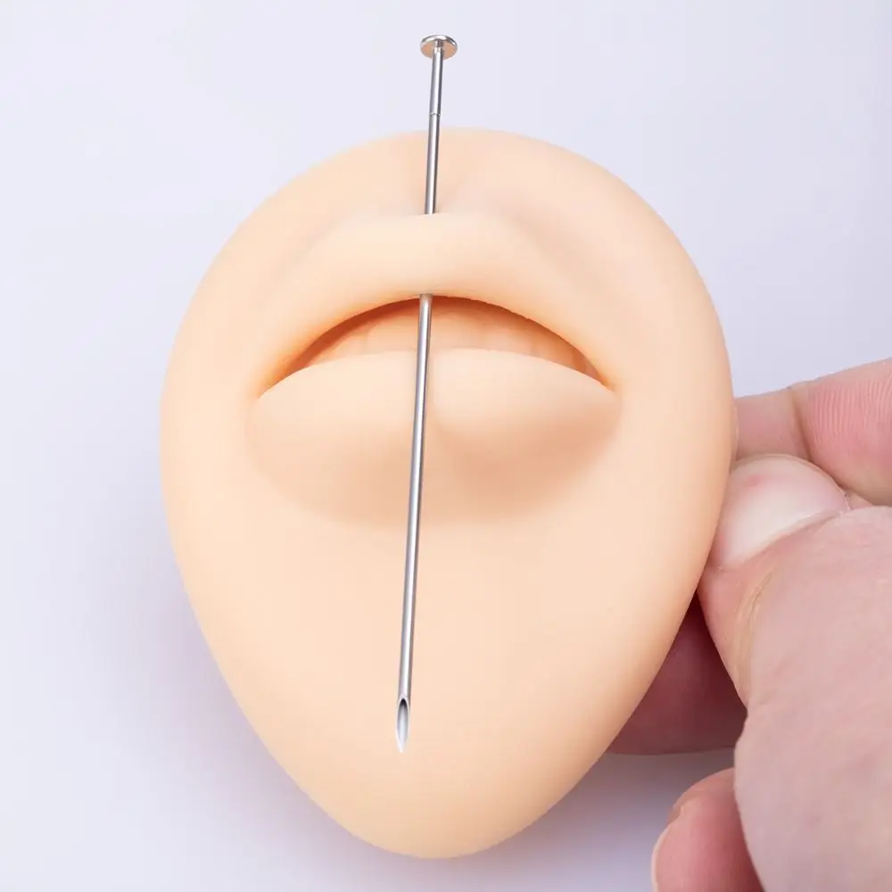 Stainless Steel Perforated Guide Rod Puncture Connecting Pin Internal Thread Professional Piercings Tool