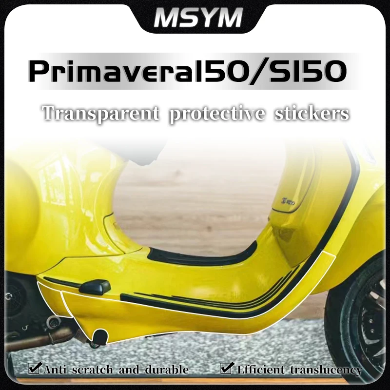 

For VESPA PRIMAVERA 150 S150 Primavera 150 2024 Invisible car cover sticker transparent protective film modified accessories
