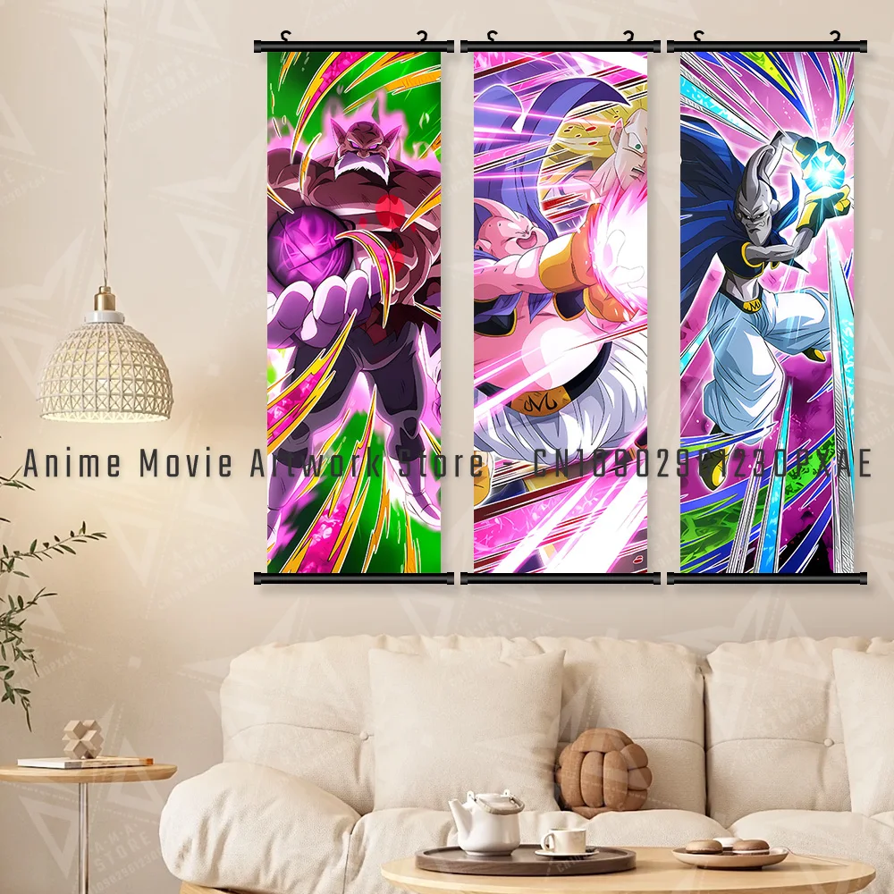 Peinture sur toile Dragon Ball, décoration de la maison, anime à sang chaud, rouleaux d'art mural, photo, impressions Son Goku, affiche pour chambre