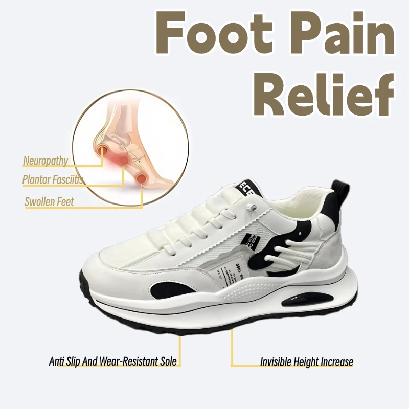 

Men's Sneakers Casual Shoes Breathable Mesh Lace-up Trendy Designer Sports Non Slip Outdoor Tenis Zapatillas Casuales Hombre