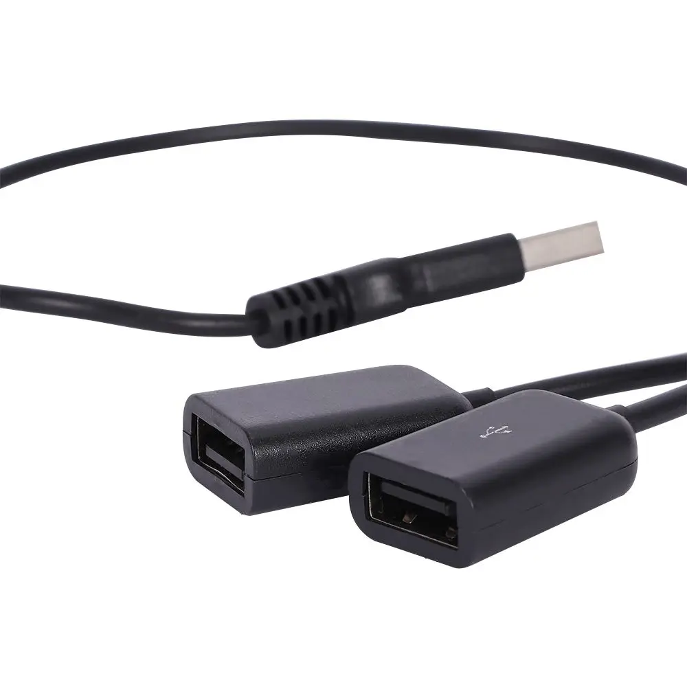 

1pc To Dual USB Female 2 In 1 Male To USB Female OTG Adapter Extension Splitter Hubs USB Converter
