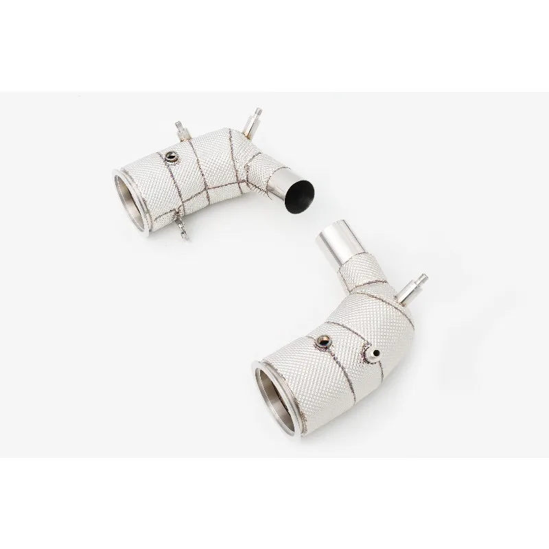 Custom 304 Stainless Steel/Titanium Valved Exhaust System Perfect Fit  911 992 Turbo