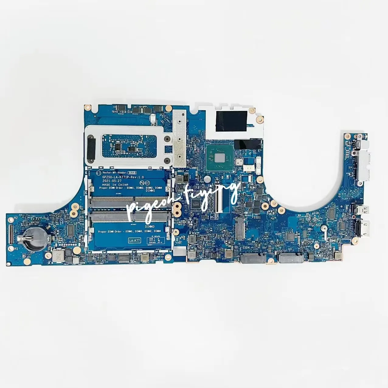 GPZ50 LA-K771P Mainboard For HP Zbook Fury 15 G8 Laptop Motherboard CPU: I7-11850H SRKT4 DDR4 M87578-601 100% Test OK