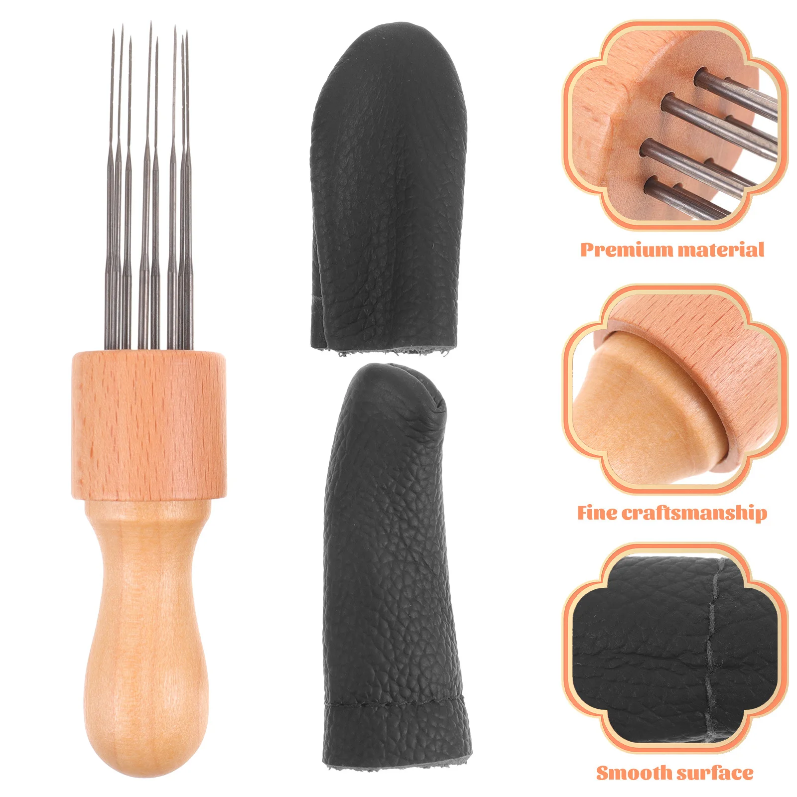 

1Set Embroidery Punch Needle DIY Craft Tool for Adults Beginners Portable Durable Practical Gift Punch Needle