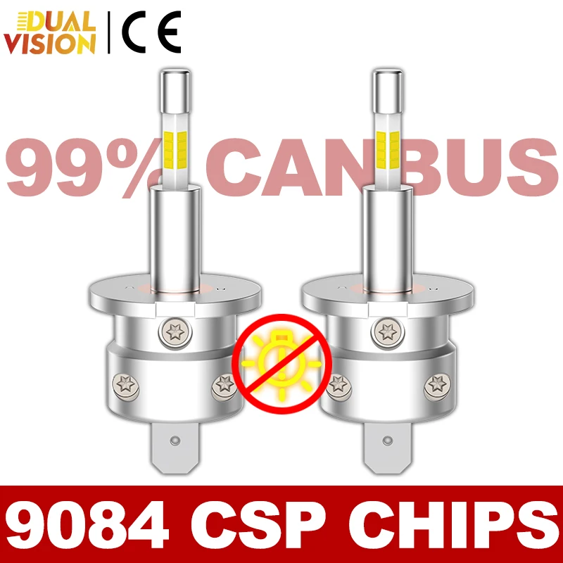 

H1 H3 H7 H4 H8 H9 H11 9005 HB3 9006 HB4 9012 HIR2 LED Car Headlight 2000W 360 6000K Led HeadLamp Auto Diode 1:1 Turbo Lights 12V