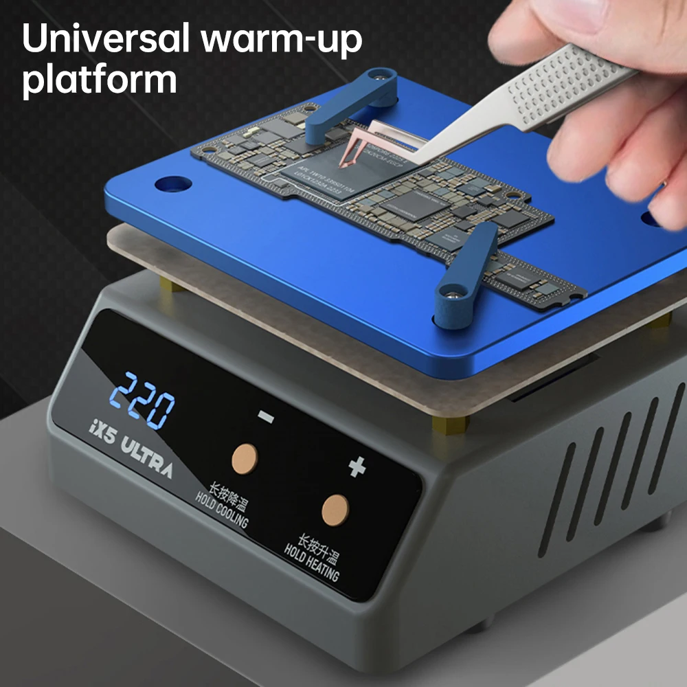 IX5 Ultra Universal Soldering Preheating Platform Welding Station Welding Adhesive Removal Platform Rework Station Repair Heater