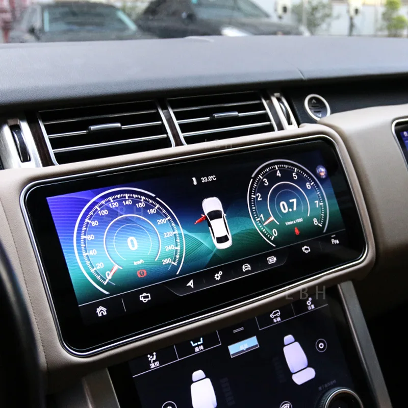 SAAR Compatible with 14-17 Range Rover L494 Sport Up Central Control LCD Touch Flip Screen